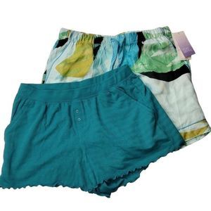 Stars Above Women's Small Sleep Shorts X 2 New